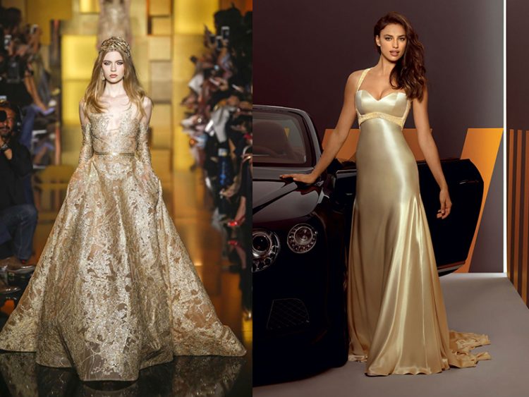 Невеста и её золотое платье: секреты красоты