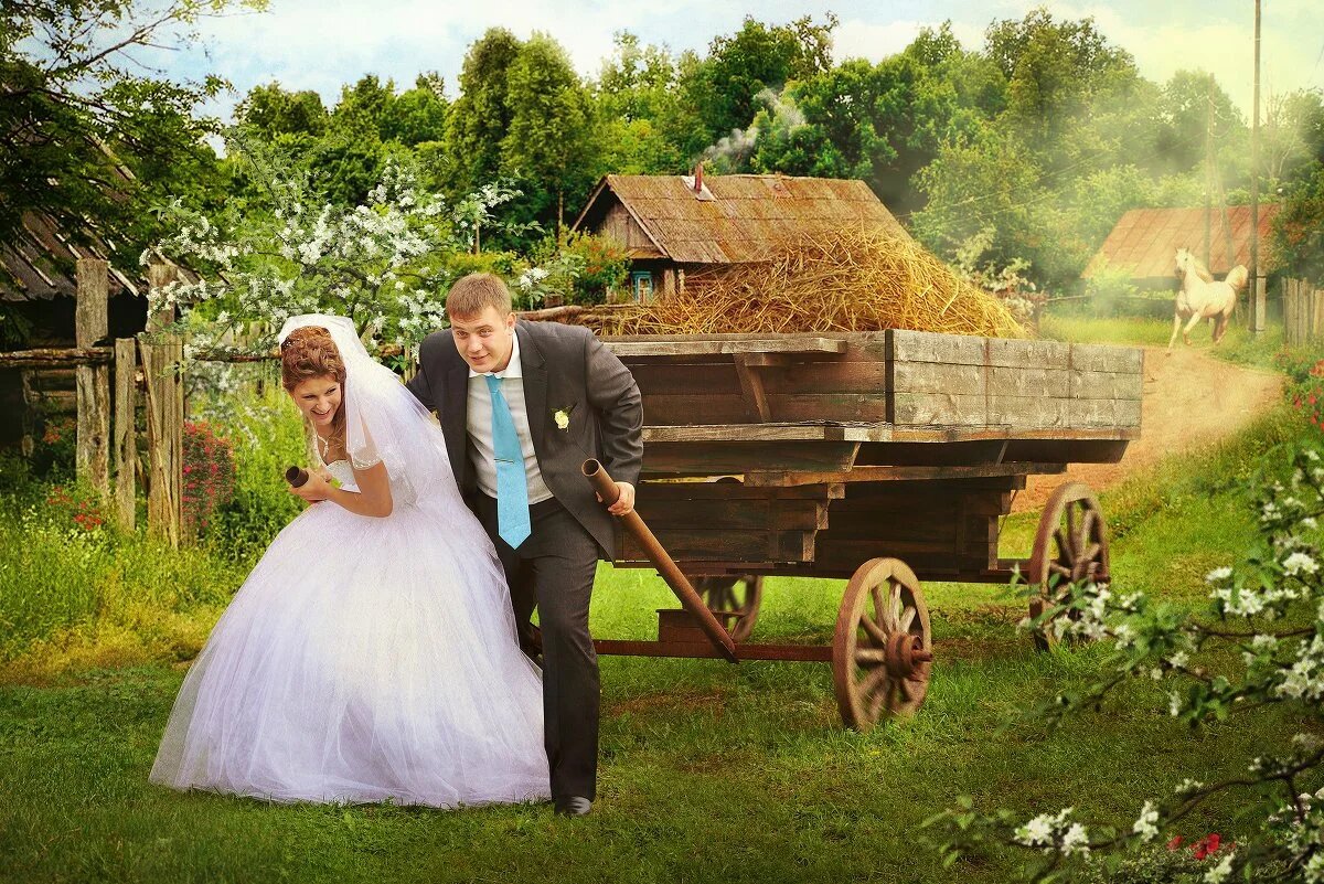 Привез жену деревня. Свадебная фотосессия в деревенском стиле. Сельская свадьба. Деревенская свадьба. Свадьба в деревенском стиле.